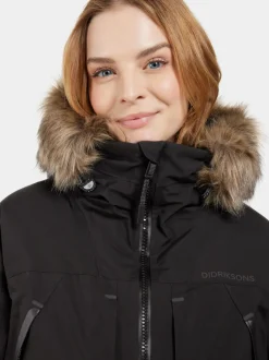 Clearance Didriksons Ceres Parka Black