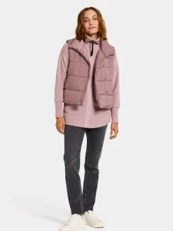 Hot Didriksons Charlen Vest Faded Wine