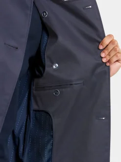 Hot Didriksons Clairy Coat Long Dark Night Blue