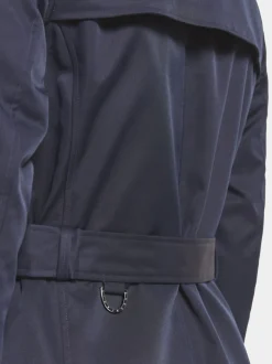 Hot Didriksons Clairy Coat Long Dark Night Blue