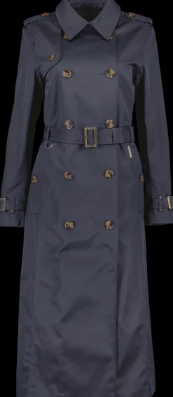 Hot Didriksons Clairy Coat Long Dark Night Blue