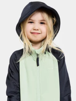 Sale Didriksons Corin Kids' Full-Zip Pale Mint