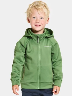 Didriksons Corin Kids' Full-Zip Algae Green
