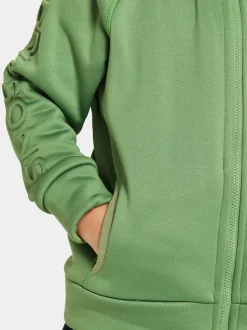 Didriksons Corin Kids' Full-Zip Algae Green