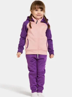 New Didriksons Corin Kids' Full-Zip Dusty pink