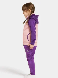 New Didriksons Corin Kids' Full-Zip Dusty pink