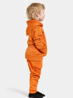 New Didriksons Corin Kids' Full-Zip Orange Jam