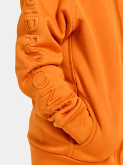 New Didriksons Corin Kids' Full-Zip Orange Jam
