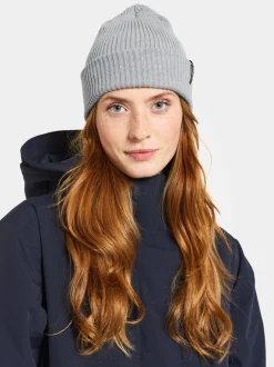 Clearance Didriksons Delmar Beanie Grey melange