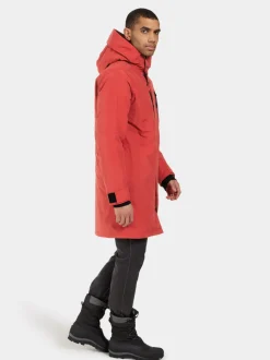 Outlet Didriksons Dexter Parka Ochre Red