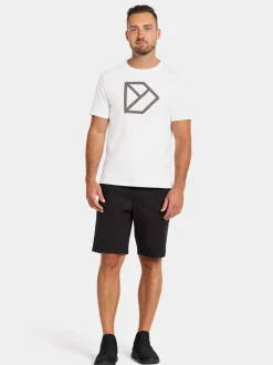 Hot Didriksons D-Logo Printed T-shirt Snow white