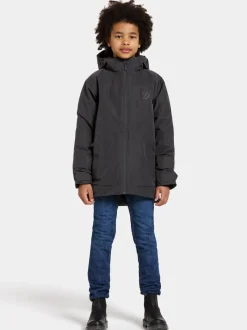 Clearance Didriksons Dolomit Kids' Jacket Black