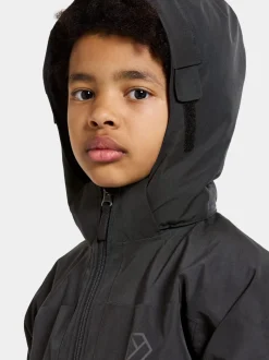 Clearance Didriksons Dolomit Kids' Jacket Black