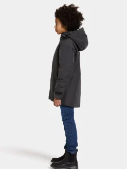 Clearance Didriksons Dolomit Kids' Jacket Black