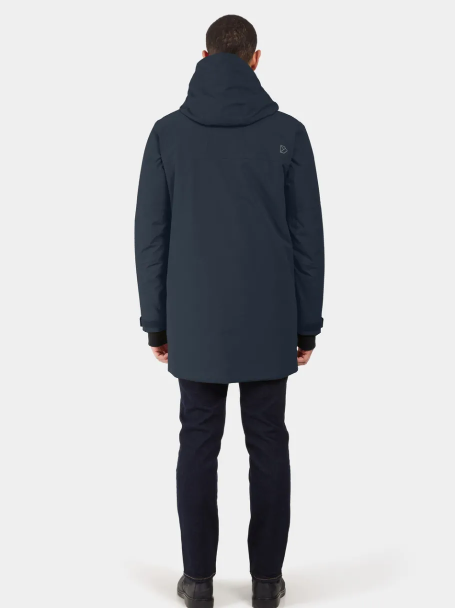 Discount Didriksons Drew Parka Dark Night Blue