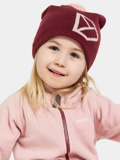 New Didriksons Dropi Kids' Beanie Rusty Wine