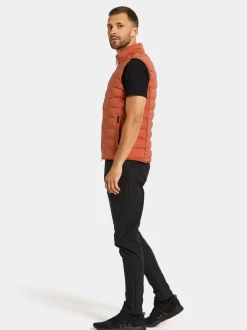 New Didriksons Egon Vest Dark Terracotta