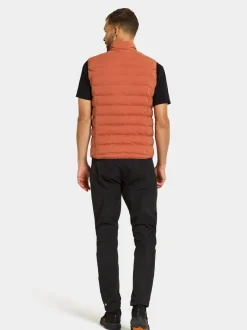 New Didriksons Egon Vest Dark Terracotta