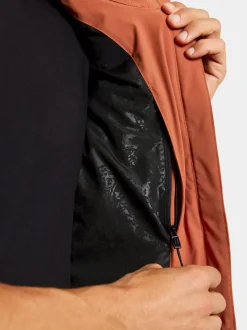 New Didriksons Egon Vest Dark Terracotta