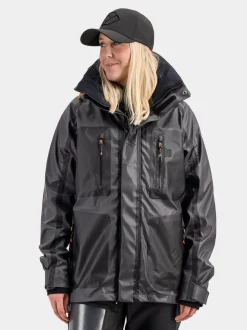 Clearance Didriksons Element Unisex Jacket Galon® Coal black