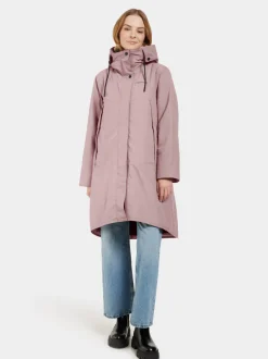 Outlet Didriksons Elissa Parka Oyster Lilac