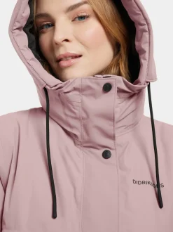 Outlet Didriksons Elissa Parka Oyster Lilac