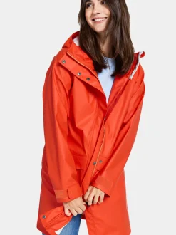 Outlet Didriksons Elly Parka Galon® Tangerine Red