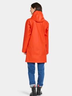 Outlet Didriksons Elly Parka Galon® Tangerine Red