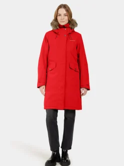 Clearance Didriksons Erika Parka Pomme Red