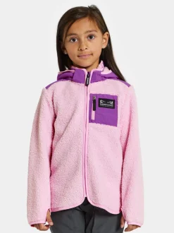 Outlet Didriksons Exa Kids' Full Zip Orchid Pink