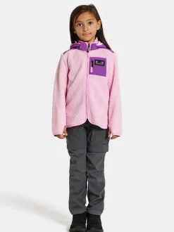 Outlet Didriksons Exa Kids' Full Zip Orchid Pink