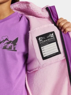 Outlet Didriksons Exa Kids' Full Zip Orchid Pink