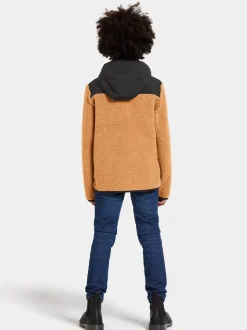 Outlet Didriksons Exa Kids' Full-Zip Almond Brown