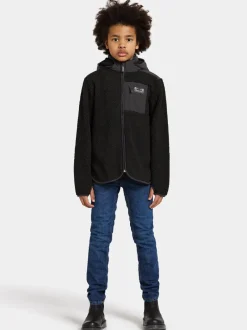 Sale Didriksons Exa Kids' Full-Zip Black