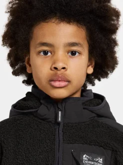 Sale Didriksons Exa Kids' Full-Zip Black