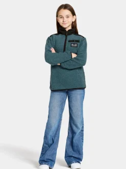 Online Didriksons Exa Kids' Half Zip Star blue