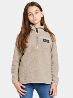 Discount Didriksons Exa Kids' Half Zip Beach beige