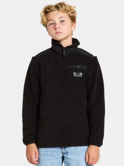 Best Didriksons Exa Kids' Half Zip Black
