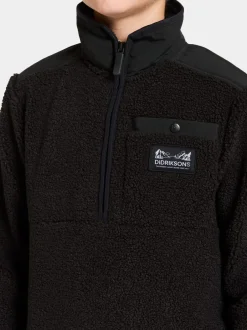 Best Didriksons Exa Kids' Half Zip Black