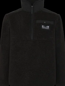 Best Didriksons Exa Kids' Half Zip Black