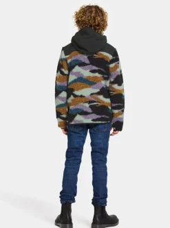 Best Didriksons Exa Printed Kids' Full-Zip Mountain flow