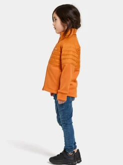 Hot Didriksons Filur Kid's Hybrid Jacket Orange Jam