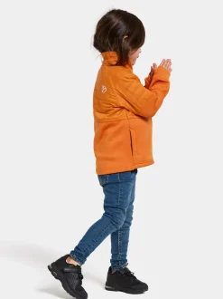 Hot Didriksons Filur Kid's Hybrid Jacket Orange Jam