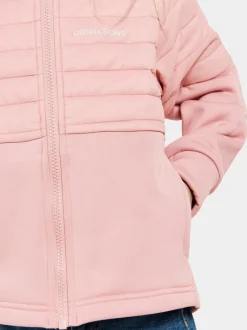 Best Didriksons Filur Kid's Hybrid Jacket Dusty pink