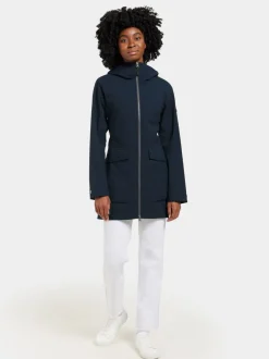 Clearance Didriksons Folka Parka Dark Night Blue