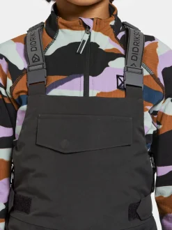 Outlet Didriksons Fosfat Kids' Bib Pants Black