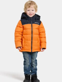 Didriksons Fox Kids' Jacket Orange Jam