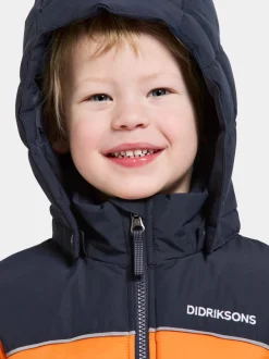 Didriksons Fox Kids' Jacket Orange Jam