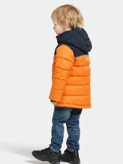 Didriksons Fox Kids' Jacket Orange Jam