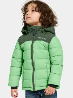 Outlet Didriksons Fox Kids' Jacket Dusty Lime